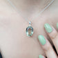 Natural Prasiolite Jewelry-Green Amethyst Pendant-February Birthday Gift-Party Wear Necklace-749 PILWALS