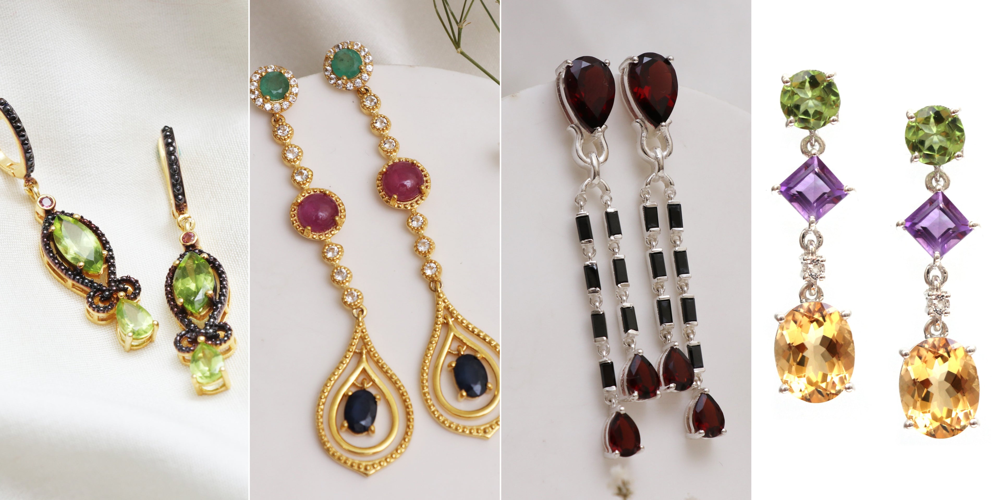 Latest Earring collection, Earring design, best quality gemstone earring,