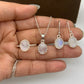 Natural Rainbow Moonstone Necklace and Earrings-925 Sterling Silver Handmade Set-Moonstone Smooth Oval Ring-726 PILWALS