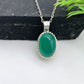 Natural Green Onyx Necklace-May Birthday Gift-Wedding Onyx Jewelry-Handmade Onyx Necklace-322 PILWALS