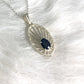 Elegant Dark Blue Saphire Necklace-Blue Gemstone Pendant Set-September Birthstone Gift-Sterling Silver Necklace-5x7 PILWALS