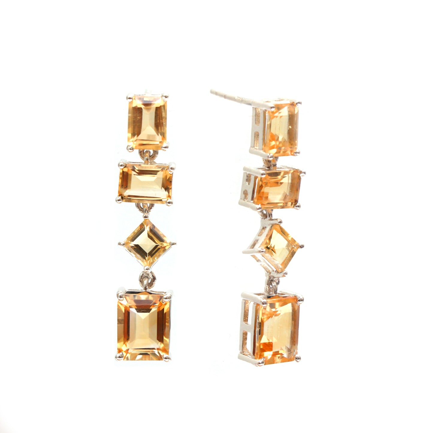 Duchess of Cambridge Inspired Citrine Earrings-132 PILWALS