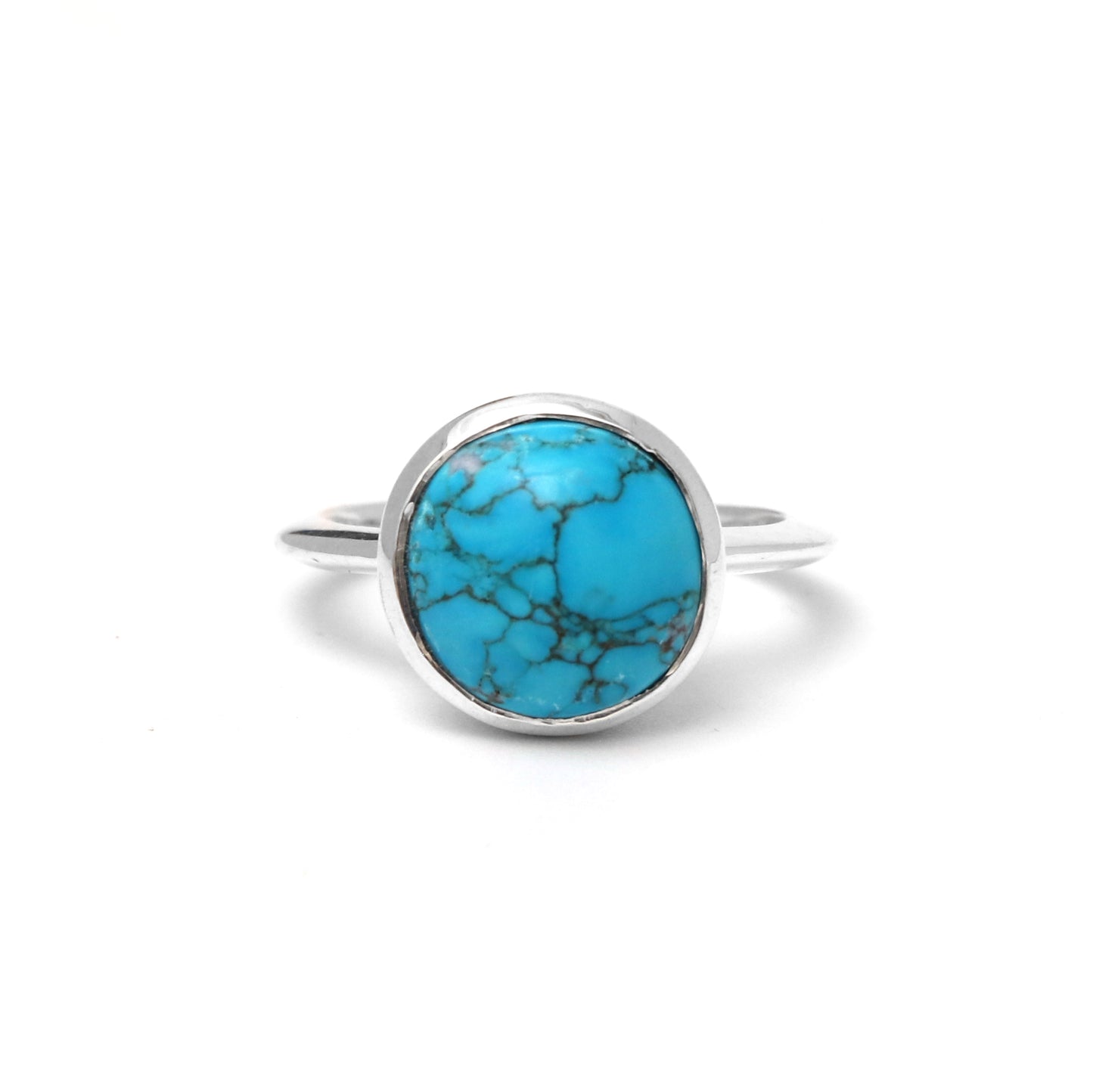 Natural Turquoise Ring, 925 Silver Turquoise Ring-738 PILWALS