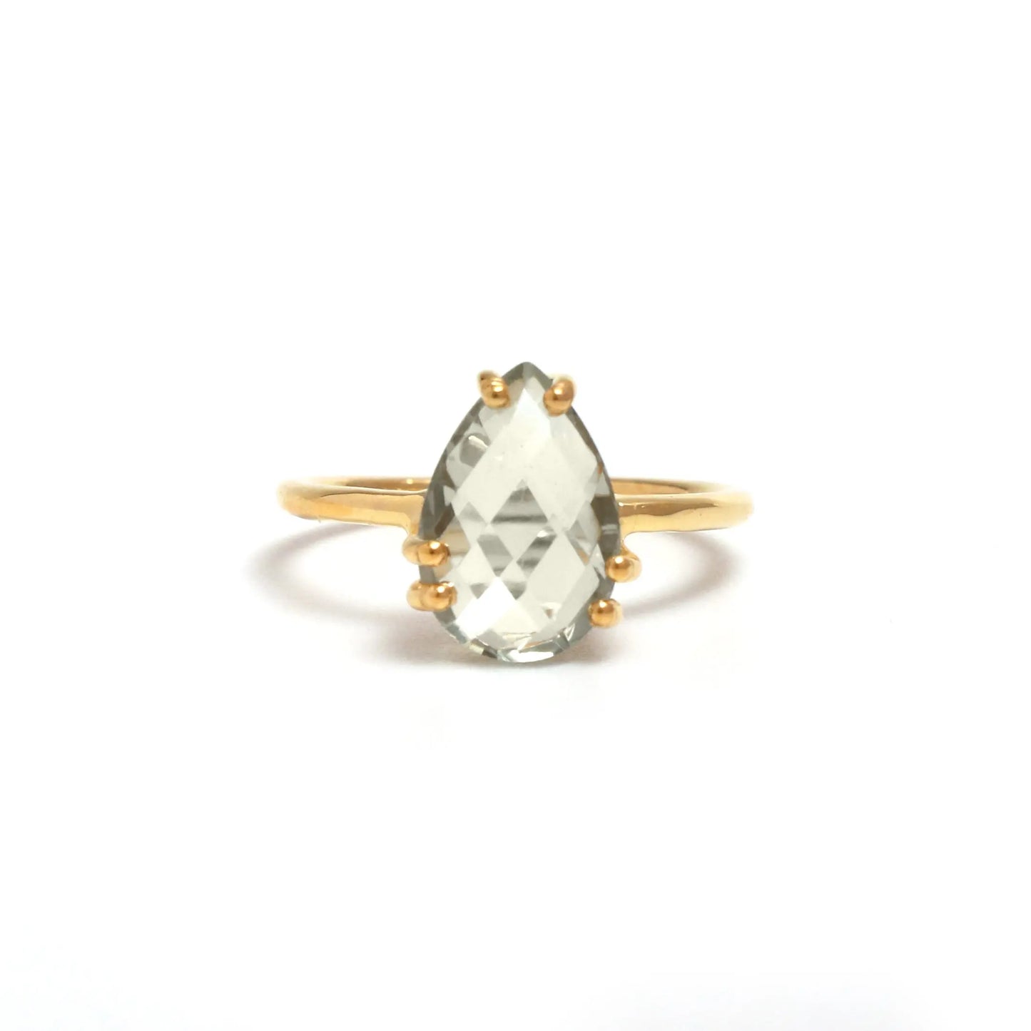 New Arrival Green Amethyst Ring, Amethyst Birthstone Ring-712 PILWALS