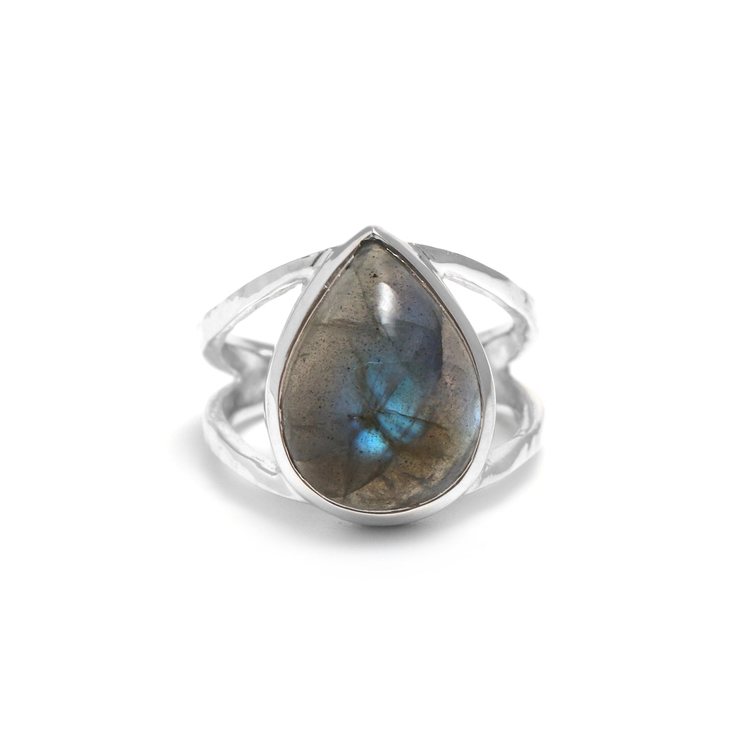 Natural Fire Labradorite Ring 925 Sterling Silver Ring-1020 PILWALS