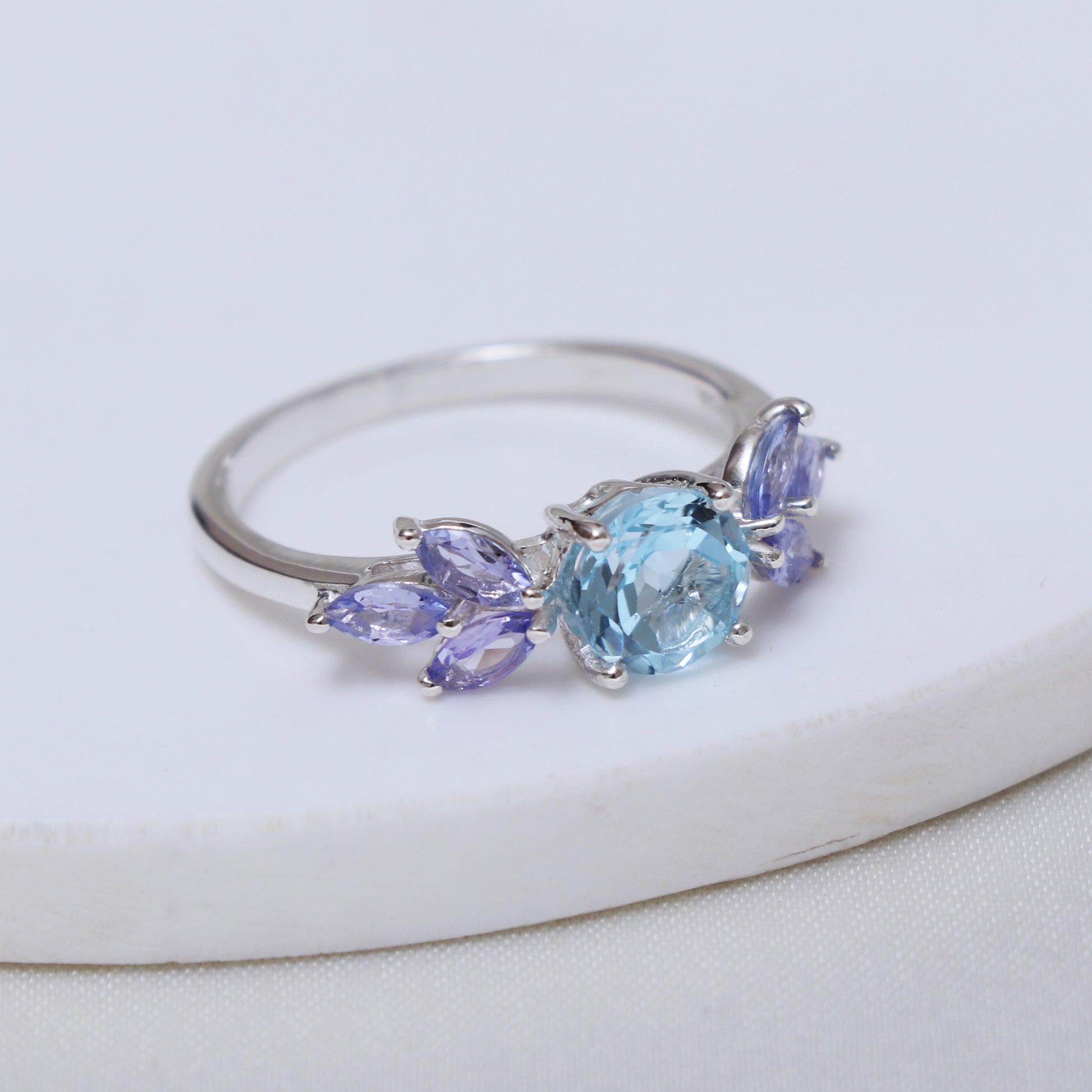 Gourgues Blue Topaz Gemstone Ring-632 PILWALS