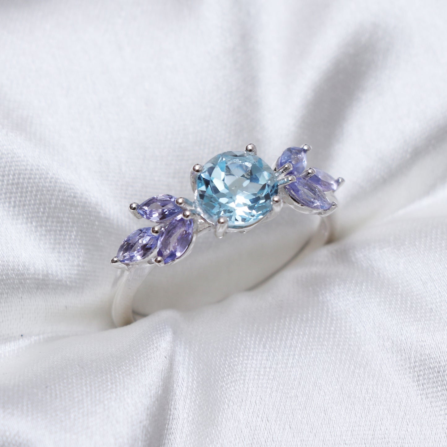 Gourgues Blue Topaz Gemstone Ring-632 PILWALS