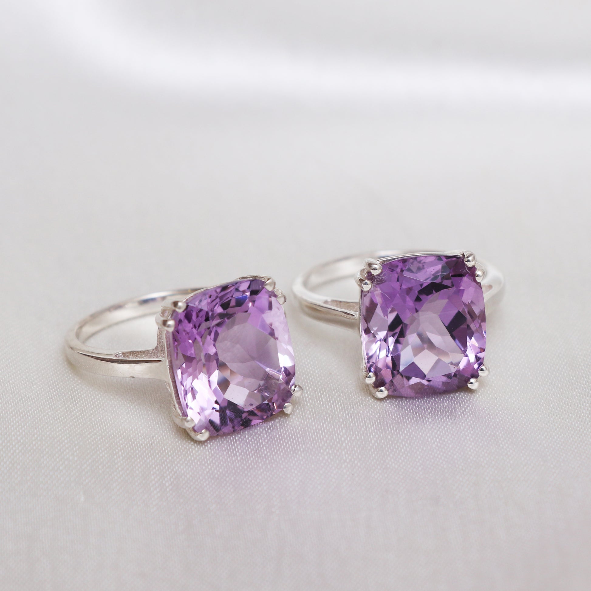 Stunning Purple Amethyst Cocktail Ring-557 PILWALS