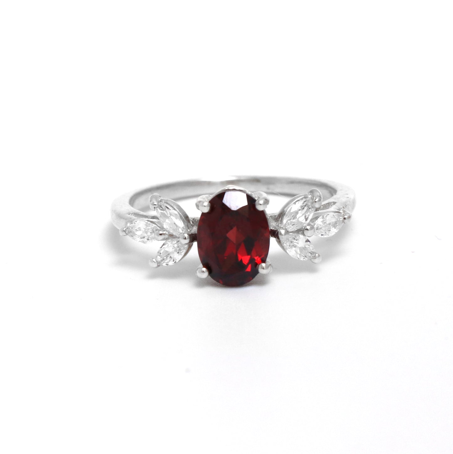 AAA Quality Garnet Ring, Natural Garnet Ring For Women-664 PILWALS