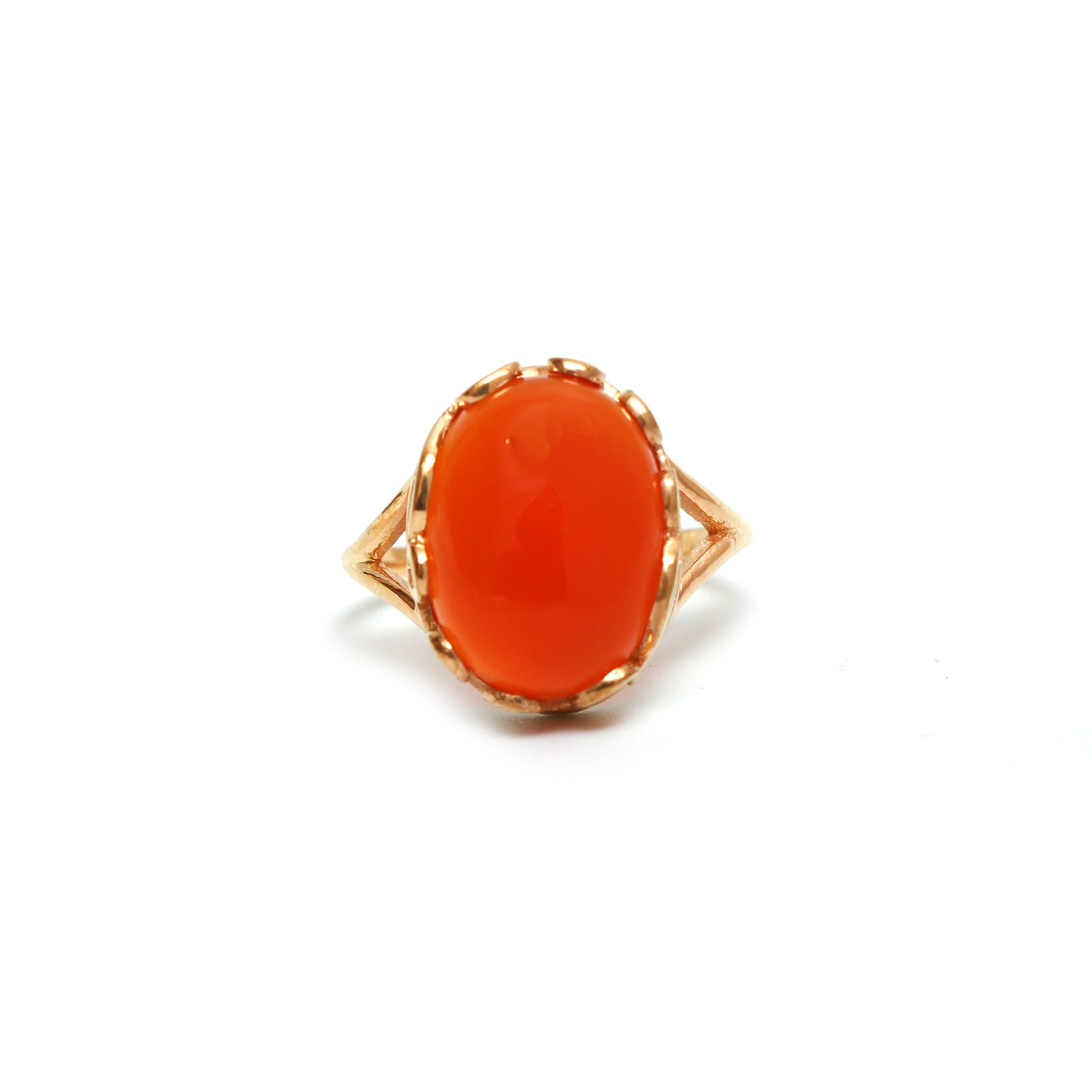 Natural Carnelian Ring, Carnelian Gemstone Ring  For Women-736 PILWALS