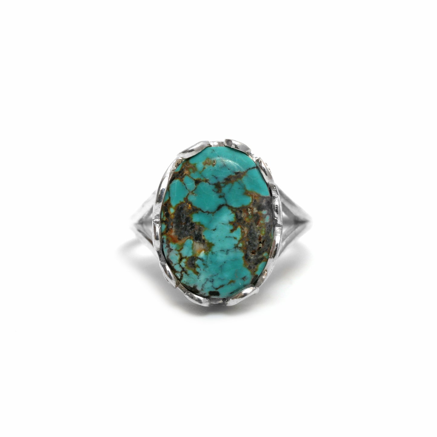 Natural Blue Copper Turquoises Ring-Boho Style Vintage Ring-736 PILWALS